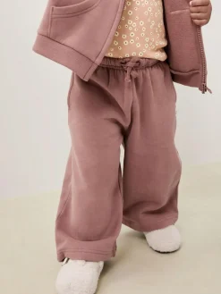 Online Next Mocha Brown Wide Leg Sweat Joggers (3mths-7yrs)