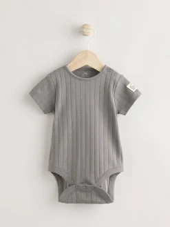 Next Mono Elephant Jersey 100% Cotton Dungaree and Bodysuit Baby Set (0mths-2yrs)^BOY Dungarees