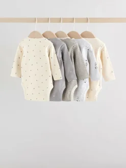 Next Baby Long Sleeve Bodysuits 5 Pack^BOY Unisex|Bodysuits & Vests