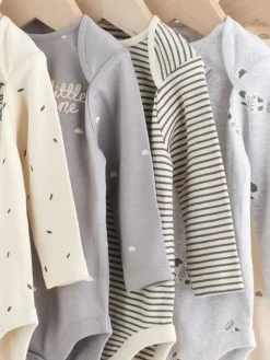 Next Baby Long Sleeve Bodysuits 5 Pack^BOY Unisex|Bodysuits & Vests