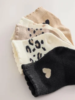 Discount Next Monochrome Baby Socks 5 Pack (0mths-2yrs)
