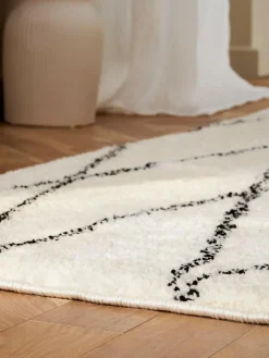 Next Monochrome Cosy Washable Berber Runner^ Rugs & Runners