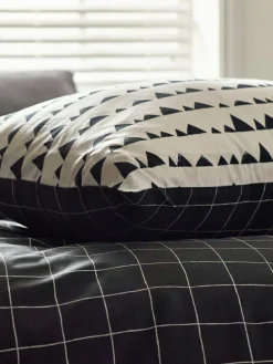 Next Monochrome Cotton Printed Bedding Duvet Cover and Pillowcase Set^ Childrens Bedding|Bedsets & Duvet Covers