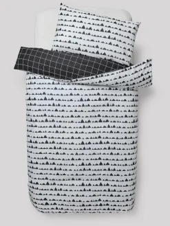 Next Monochrome Cotton Printed Bedding Duvet Cover and Pillowcase Set^ Childrens Bedding|Bedsets & Duvet Covers