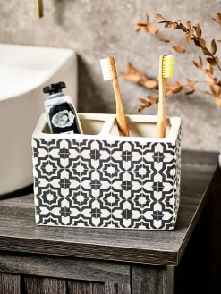 Next Monochrome Geo Toothbrush Tidy^ Bathroom Accessories