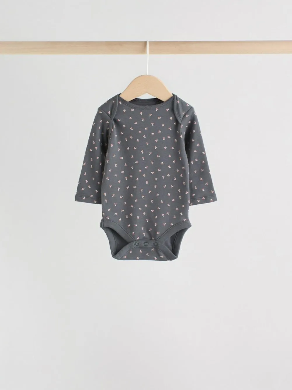 Sale Next Monochrome Long Sleeve Baby Bodysuits 5 Pack