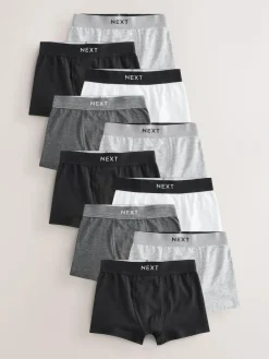 Sale Next Monochrome Trunks 10 Pack (1.5-16yrs)
