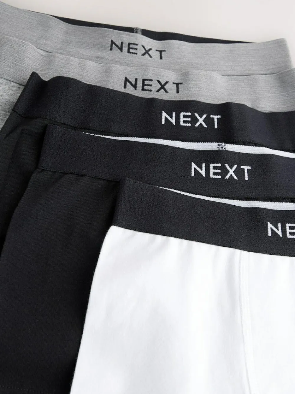 Next Monochrome Trunks 5 Pack (1.5-16yrs)^BOY Underwear
