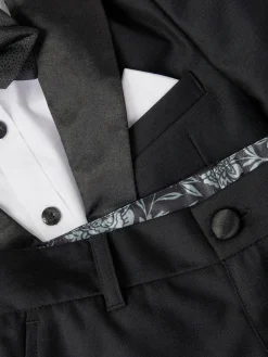 Monsoon Black Luca Tuxedo with Bow Tie 4-Piece^BOY Suits & Vest
