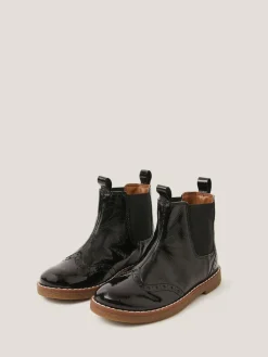 Monsoon Black Patent Leather Boots^ Baby Boots|Boots