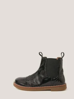 Monsoon Black Patent Leather Boots^ Baby Boots|Boots