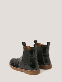 Monsoon Black Patent Leather Boots^ Baby Boots|Boots