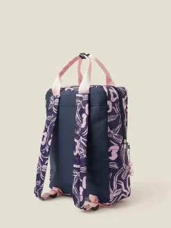 Monsoon Blue Bow Print School Backpack^ Bags