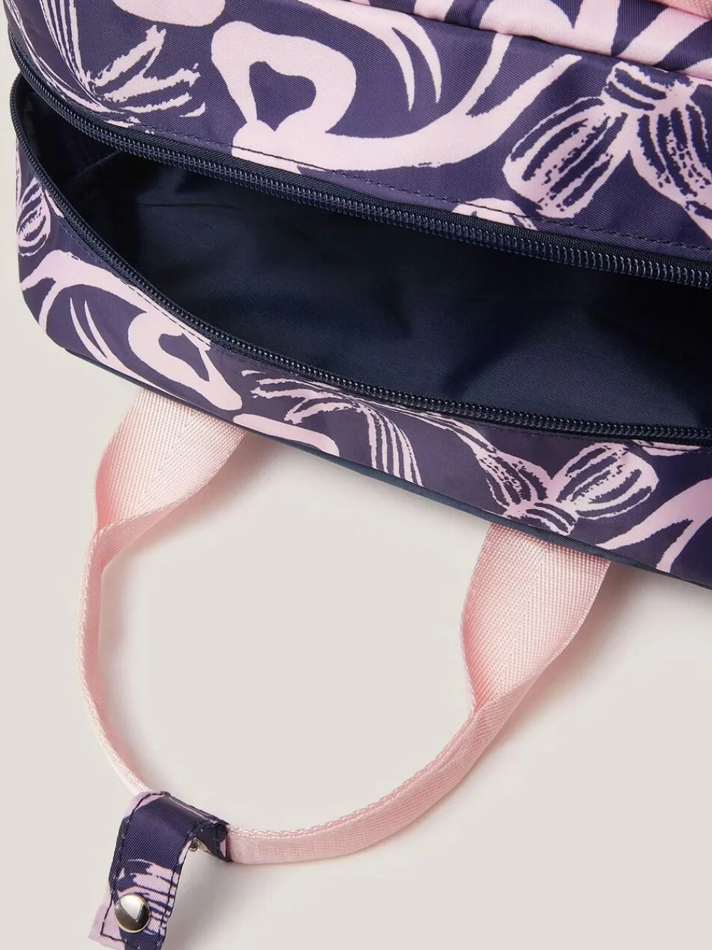 Monsoon Blue Bow Print School Backpack^ Bags