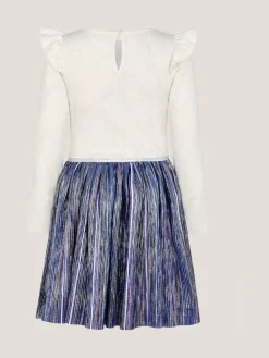 Monsoon Blue Butterfly Sequin Disco Dress^ Dresses