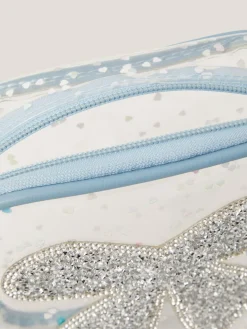 Monsoon Blue Clear Bow Confetti Cross-Body Bag^ Bags