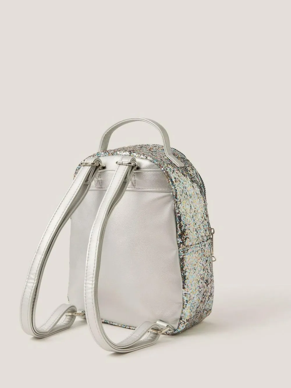 Monsoon Blue Glitter Charm Backpack^ Bags