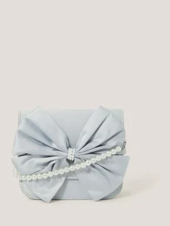Monsoon Blue Large Bow Bridesmaid Mini Bag^ Bags