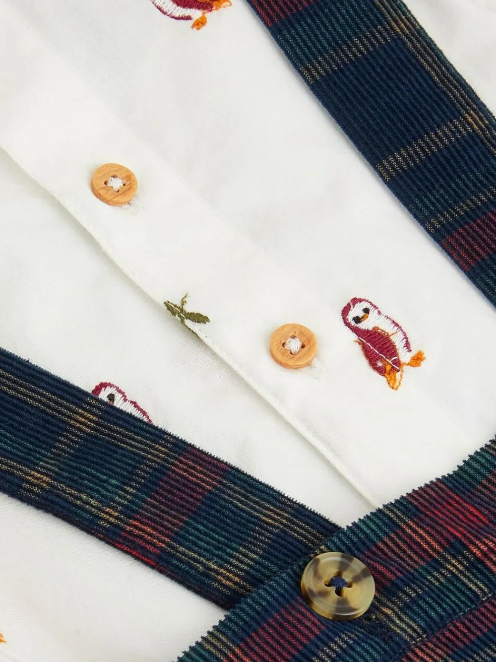 Best Monsoon Blue Newborn Woodland Shirt & Dungarees Set