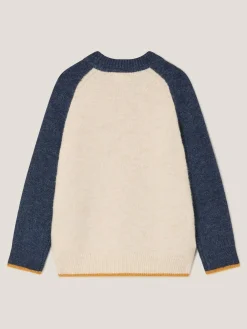 Clearance Monsoon Brown Bear Scene Knit Jumper