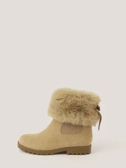 Monsoon Fur Chelsea Boots^ Baby Boots|Boots