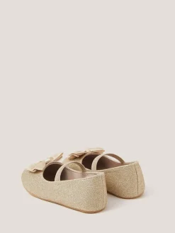 Monsoon Baby Bow Glitter Walker Shoes^ Shoes|First Shoes