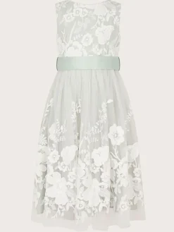 Monsoon Green Alicia Embroidered Lace Maxi Dress^ Dresses|Occasionwear