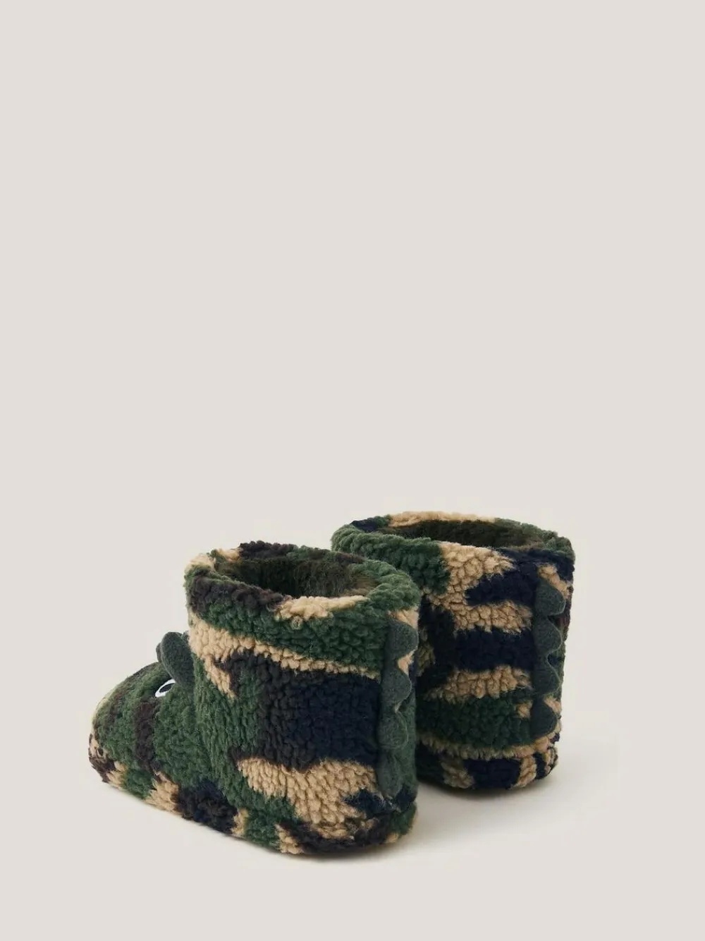 Monsoon Green Dinosaur Camo Slipper Boots^BOY Boots|Boots