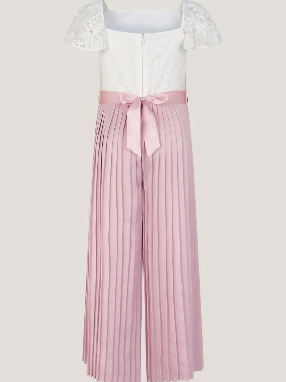 Monsoon Pink Lace Pleated Jumpsuit^ Occasionwear|Jumpsuits & Playsuits