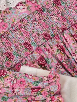 Monsoon Pink Newborn Dollie Romper Set^ Rompers & Overalls