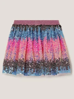 Monsoon Pink Ombré Sequin Skirt^ Shorts & Skirts