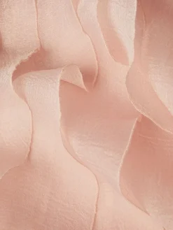 Monsoon Pink Sequin Waterfall Ruffle Party Dress^ Dresses