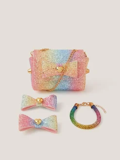 Discount Monsoon Pink Super Glitz Bag & Accessories Set