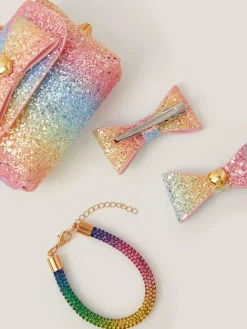 Discount Monsoon Pink Super Glitz Bag & Accessories Set