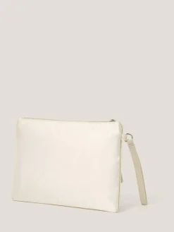 Monsoon Silver Febe Floral Embellished Tassel Pouch^Women Purses