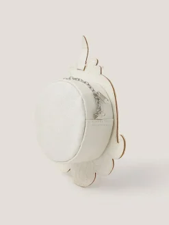 Monsoon White Glitter Unicorn Bag & Pearly Hair Clips Set^ Bags