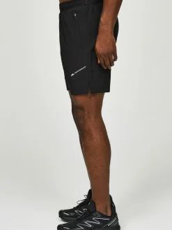 Monterrain Black Form Woven Running Shorts^ Shorts
