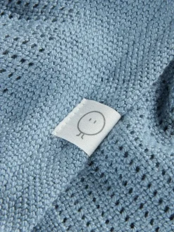Mori Blue Blend Cellular Baby Blanket^ Newborn Accessories|Nursery Bedding