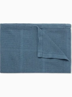 Mori Blue Blend Cellular Baby Blanket^ Newborn Accessories|Nursery Bedding