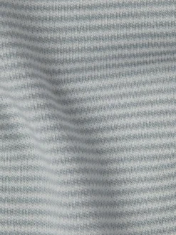 Best Mori Long Sleeve Envelope Neckline Bodysuit Blue