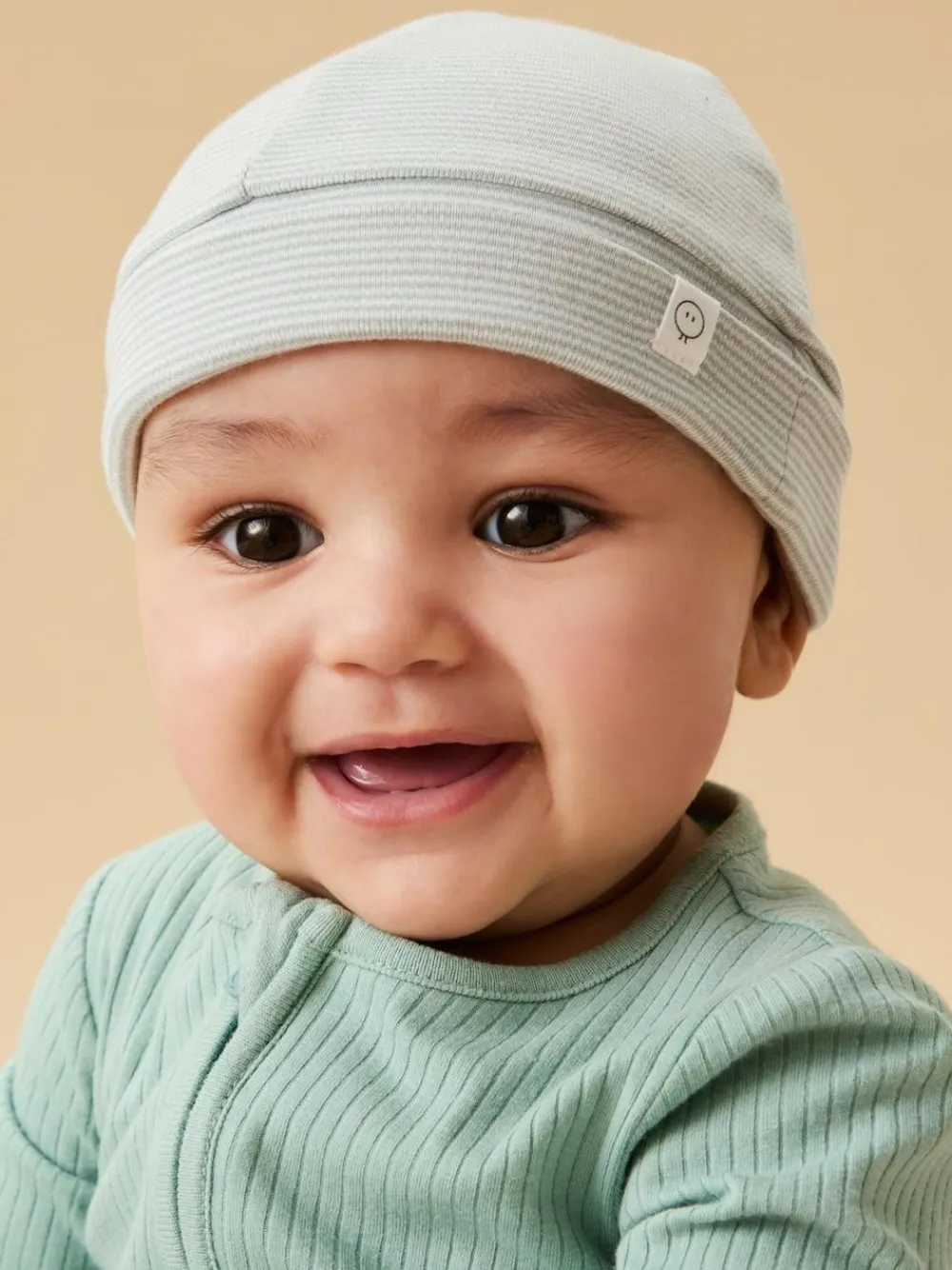 Discount Mori Supersoft Baby Hat Blue Stripe