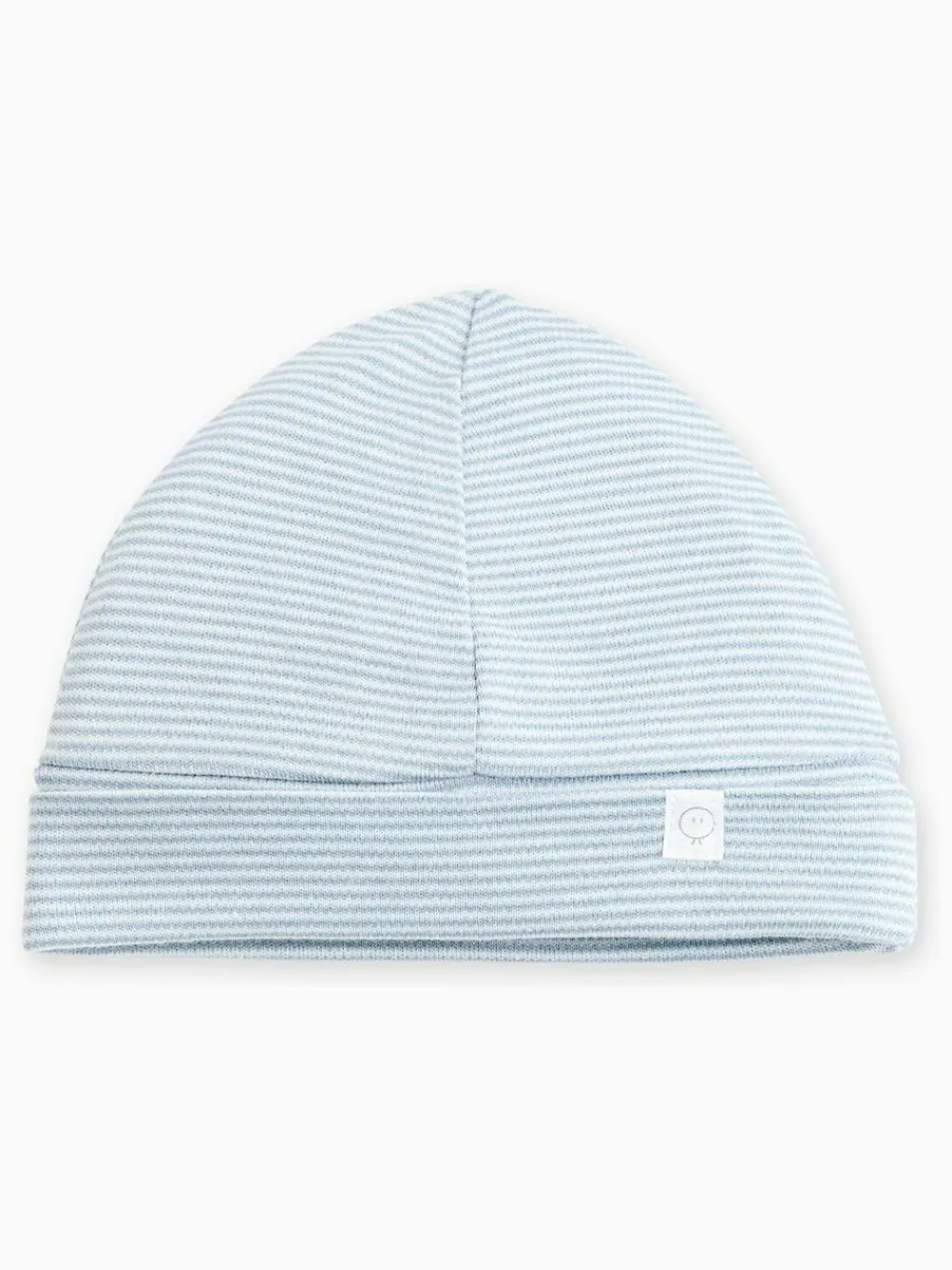 Discount Mori Supersoft Baby Hat Blue Stripe
