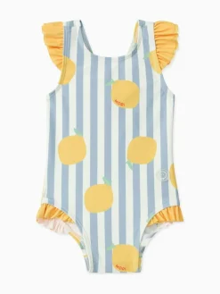 Mori Blue Stripe Swimsuit^ Swimwear|Swimwear