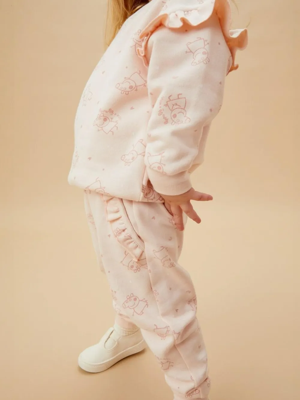 Mori Cream Peppa Pig Super Soft Joggers^ Jeans & Joggers