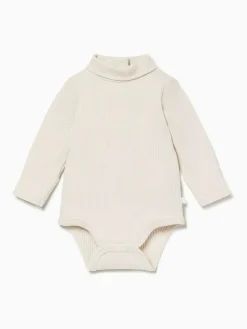 Mori Ribbed Roll Neck Supersoft Bodysuit^ Bodysuits & Vests|Vests