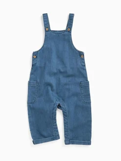 Outlet Mori Supersoft Dungarees Denim Blue