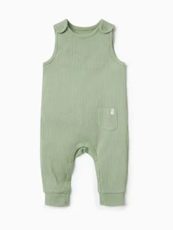 Mori Ribbed Romper Dungarees^BOY Rompers & Overalls|Dungarees