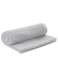 Outlet Mori Grey Blend Cellular Baby Blanket