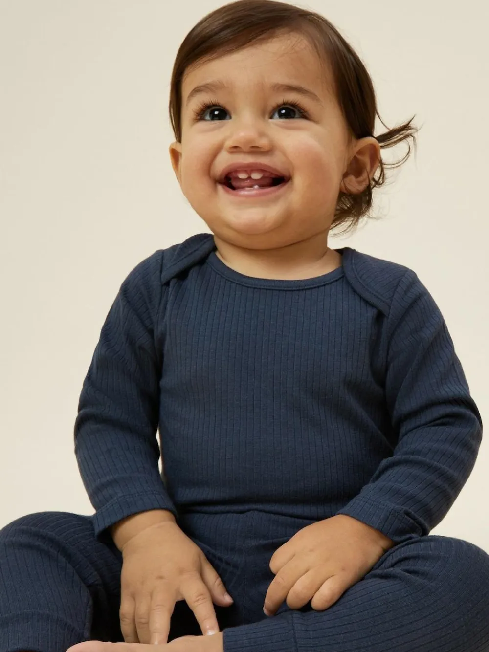 Mori Ribbed Stretch Long Sleeve Envelope Neckline Bodysuit^ Bodysuits & Vests|Vests