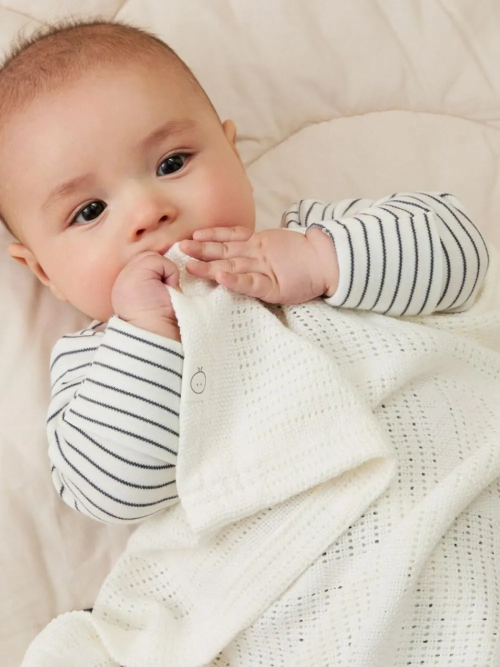 Online Mori Supersoft Cellular Blankets 2 Pack Mint Green/White